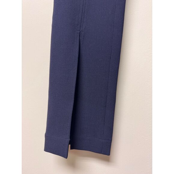 A.L.C. Carson Navy Trouser Pants Seam Detail Split Leg Work Career, Sz 4 - Picture 8 of 15